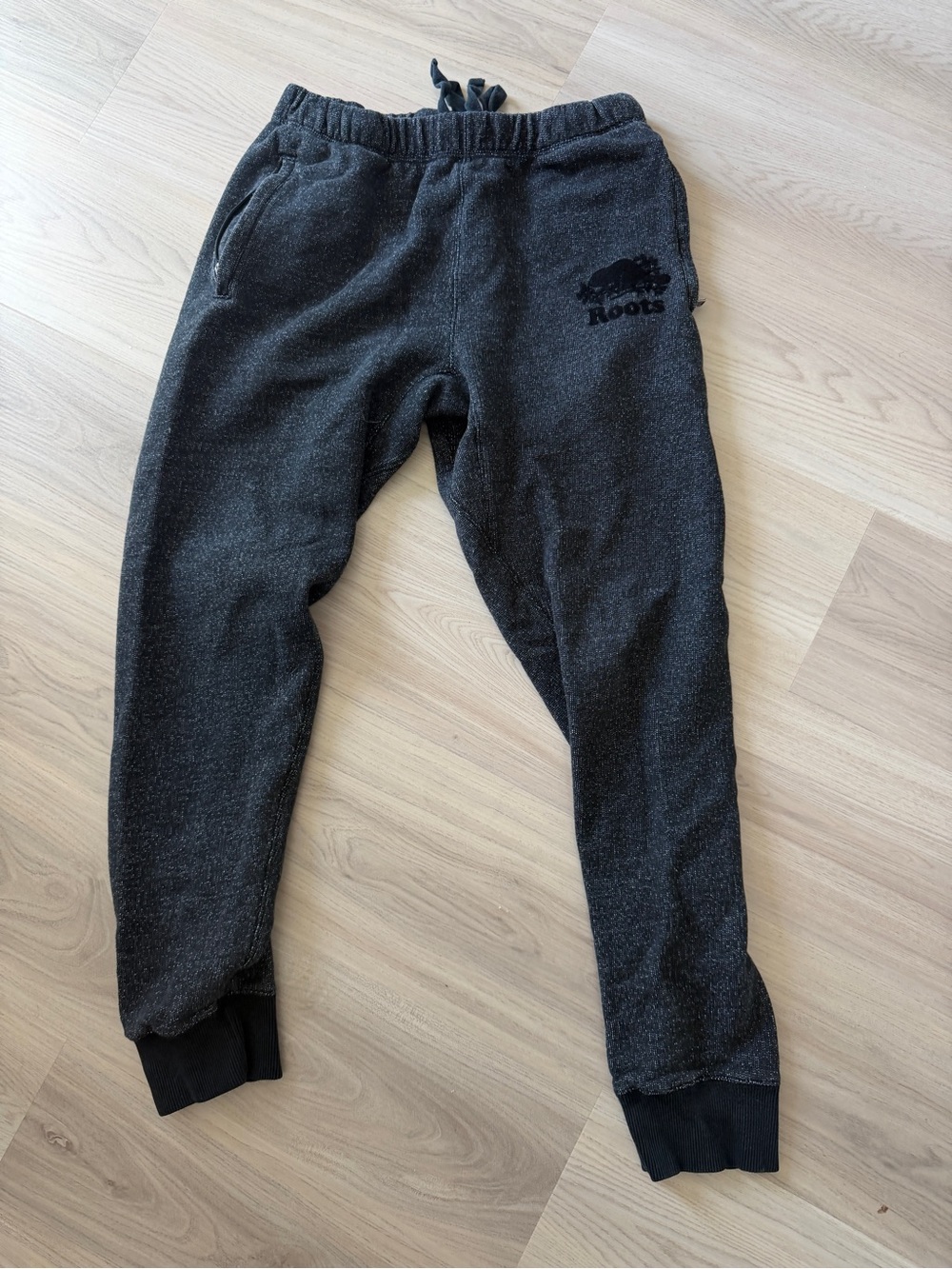 Roots Kids Charcoal Black Joggers